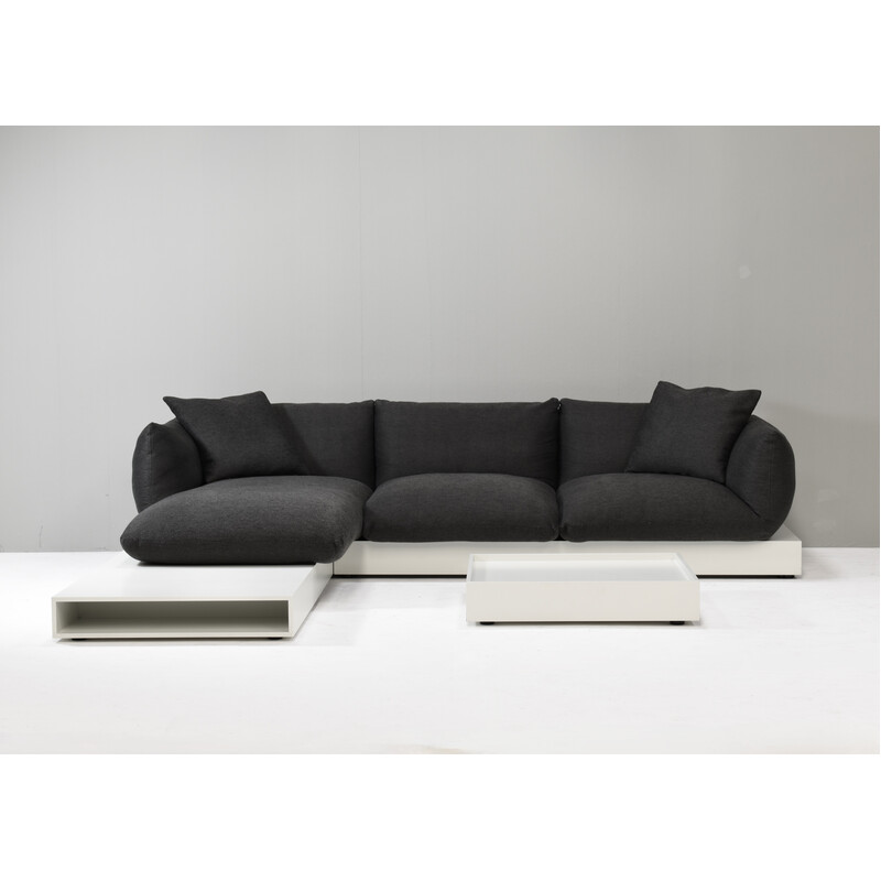 Vintage Jalis wooden 3-seater sofa by Markus Jehs and Jürgen Laub for Cor, Germany