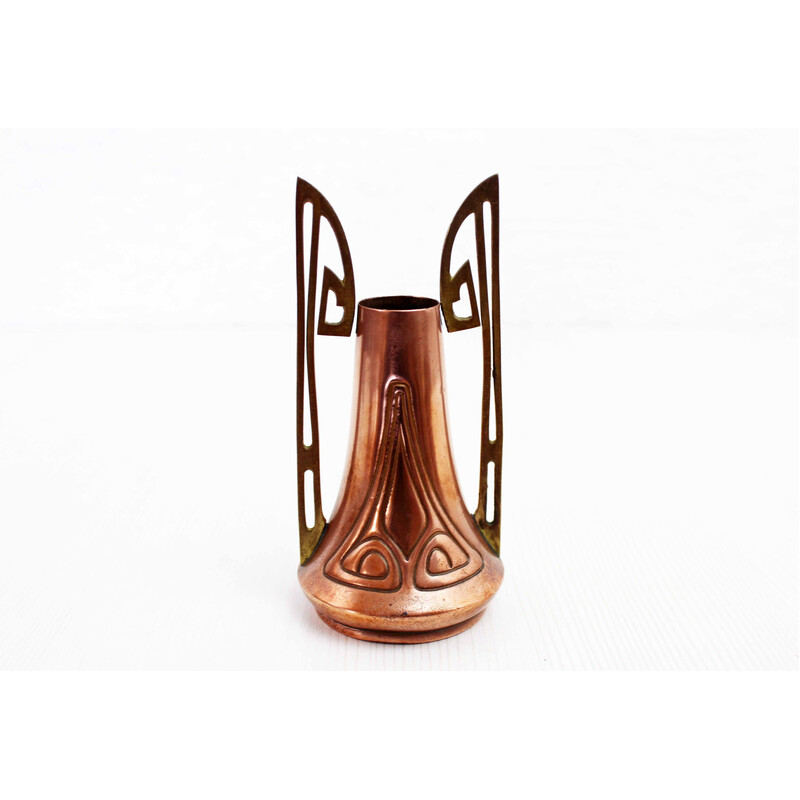 Vintage Art Deco copper vase, 1940