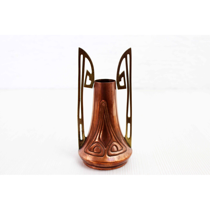 Vintage Art Deco copper vase, 1940