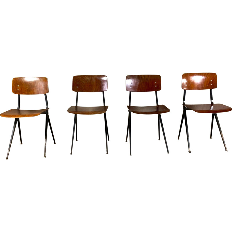 Conjunto de 4 cadeiras vintage de Ynske Kooistra para Marko Holland, Holanda 1960