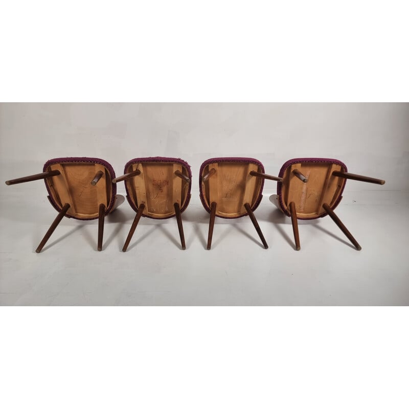 Lot de 4 chaises vintage d'Antonin Suman, 1960