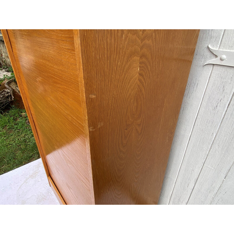 Vintage storage furniture in oak veneer, 1960