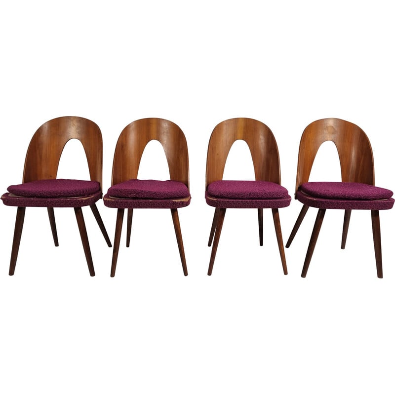 Lot de 4 chaises vintage d'Antonin Suman, 1960