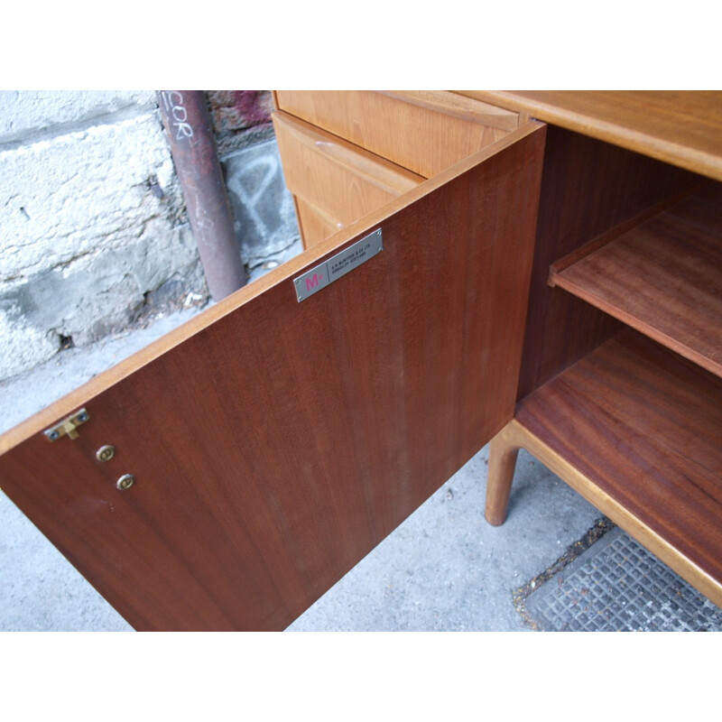 Mcintosch large blond teak sideboard - 1960s