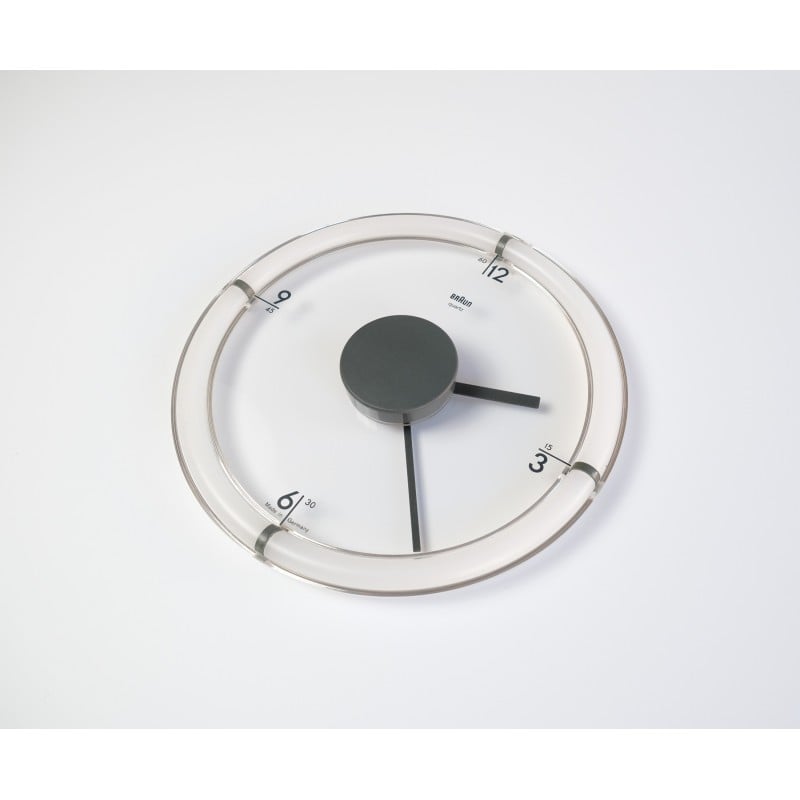 Vintage wall clock model Abw-35 by Dietrich Lubs for Braun, Germany 1988
