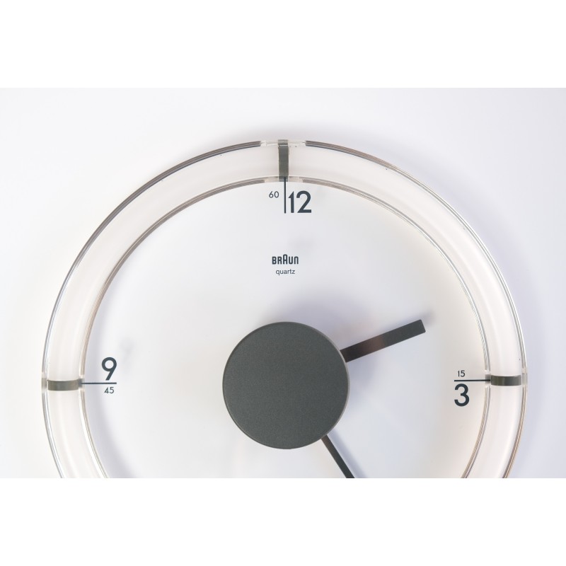 Vintage wall clock model Abw-35 by Dietrich Lubs for Braun, Germany 1988