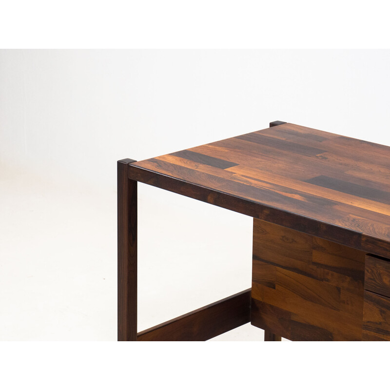 Vintage rosewood desk by Jorge Zalszupin for L'Atelier San Paolo, Brazil 1960