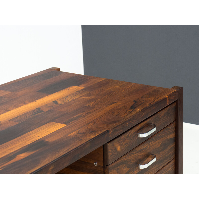 Vintage rosewood desk by Jorge Zalszupin for L'Atelier San Paolo, Brazil 1960