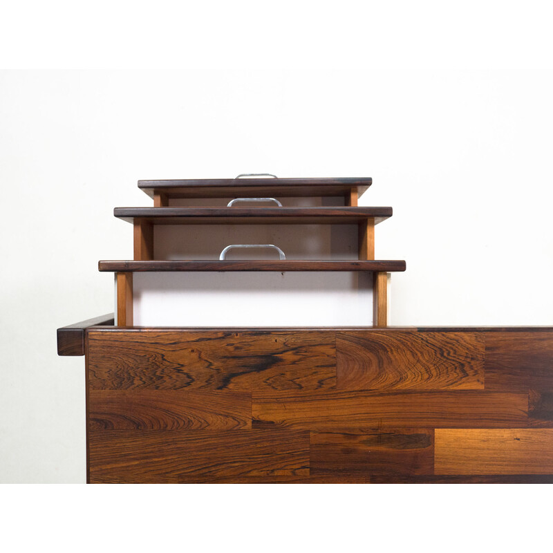 Vintage rosewood desk by Jorge Zalszupin for L'Atelier San Paolo, Brazil 1960