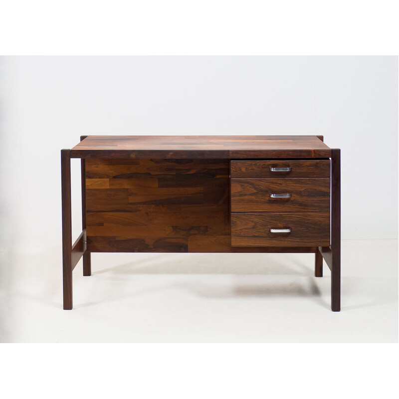 Vintage rosewood desk by Jorge Zalszupin for L'Atelier San Paolo, Brazil 1960