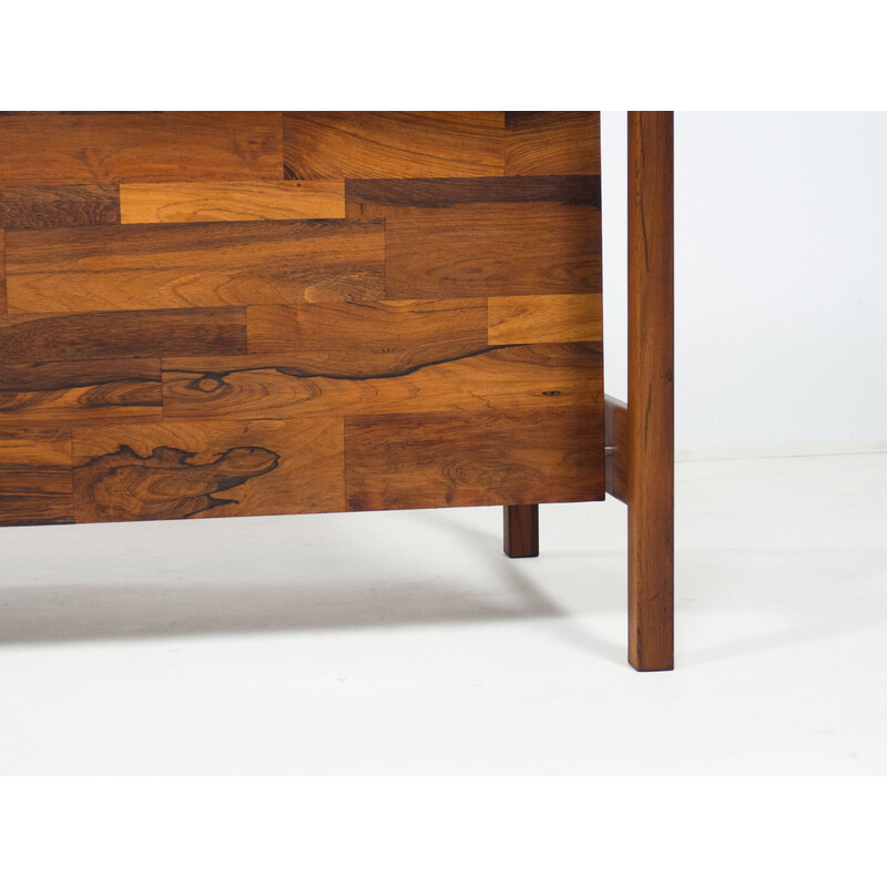 Vintage rosewood desk by Jorge Zalszupin for L'Atelier San Paolo, Brazil 1960