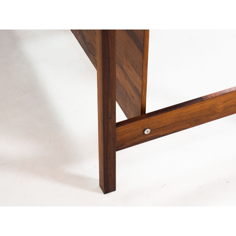 Vintage rosewood desk by Jorge Zalszupin for L'Atelier San Paolo, Brazil 1960