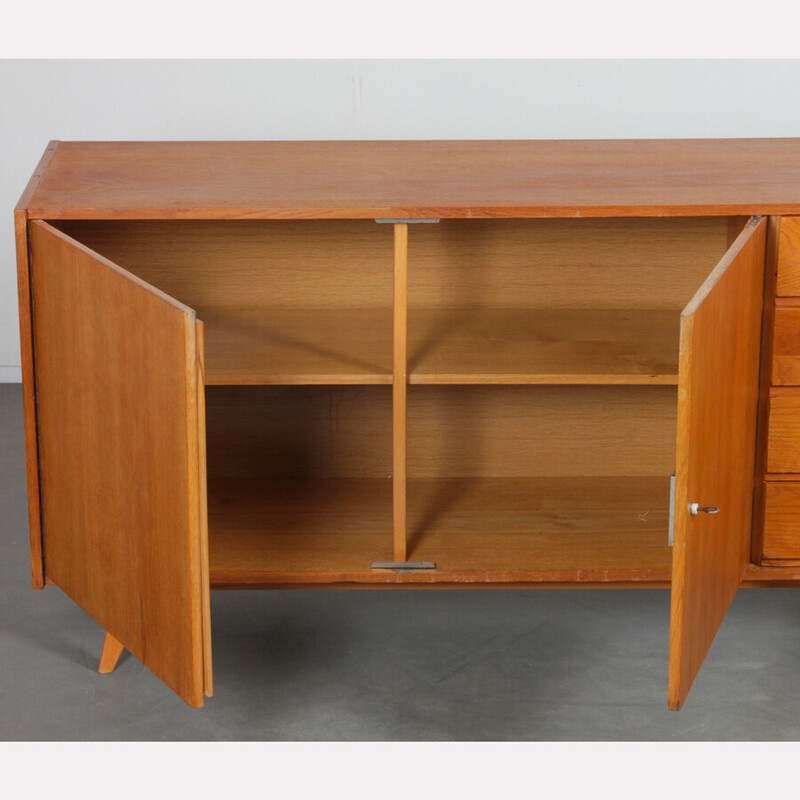 Vintage sideboard model U-460 by Jiroutek for Interier Praha, Czechoslovakia 1960