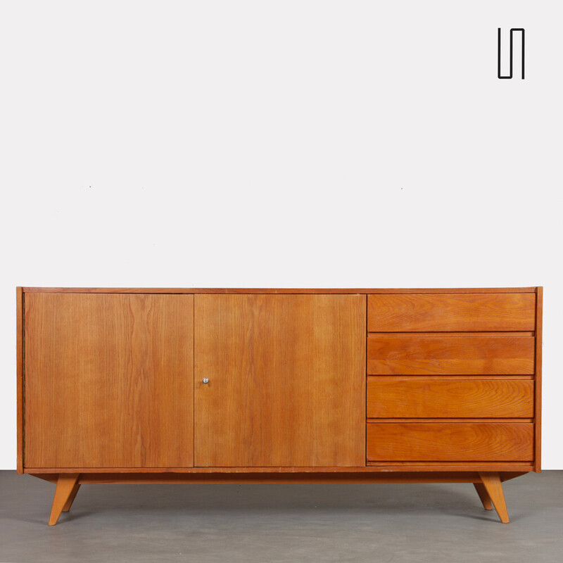 Vintage sideboard model U-460 by Jiroutek for Interier Praha, Czechoslovakia 1960