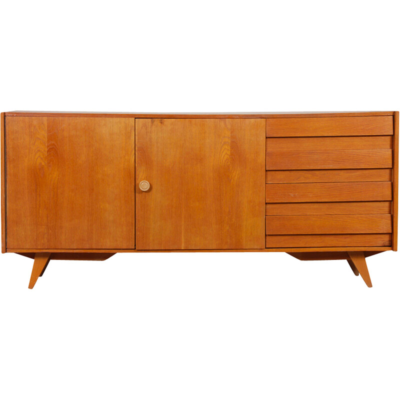 Vintage sideboard model U-460 by Jiroutek for Interier Praha, Czechoslovakia 1960