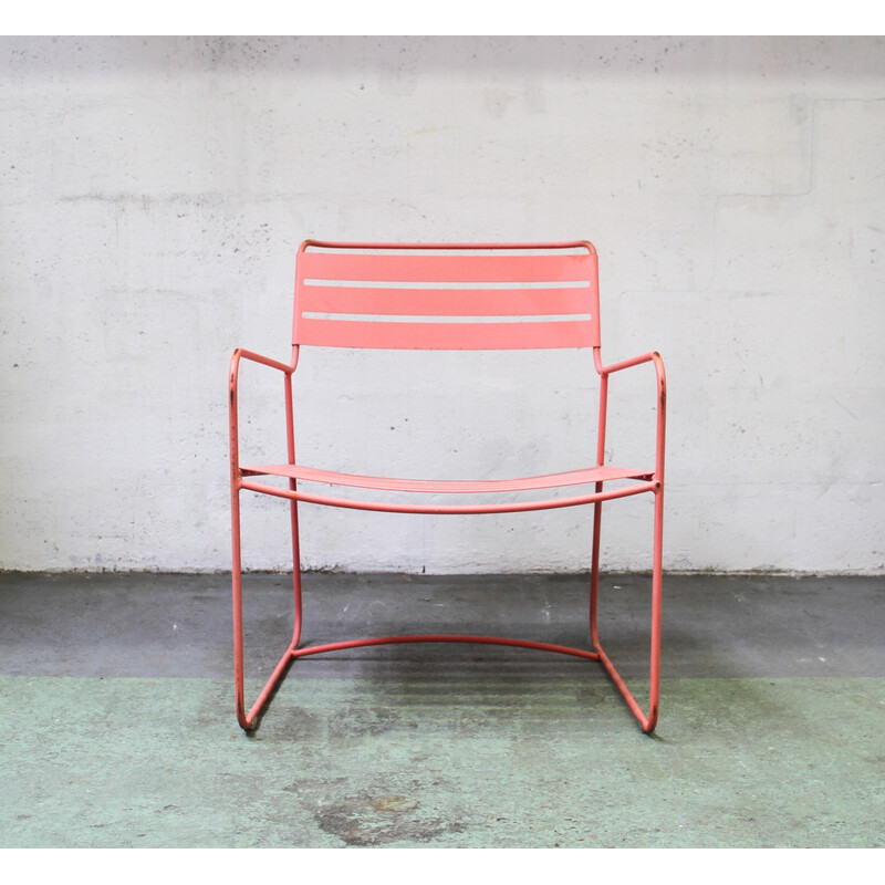 Paire de fauteuils de jardin vintage Surprising en métal par Fermob