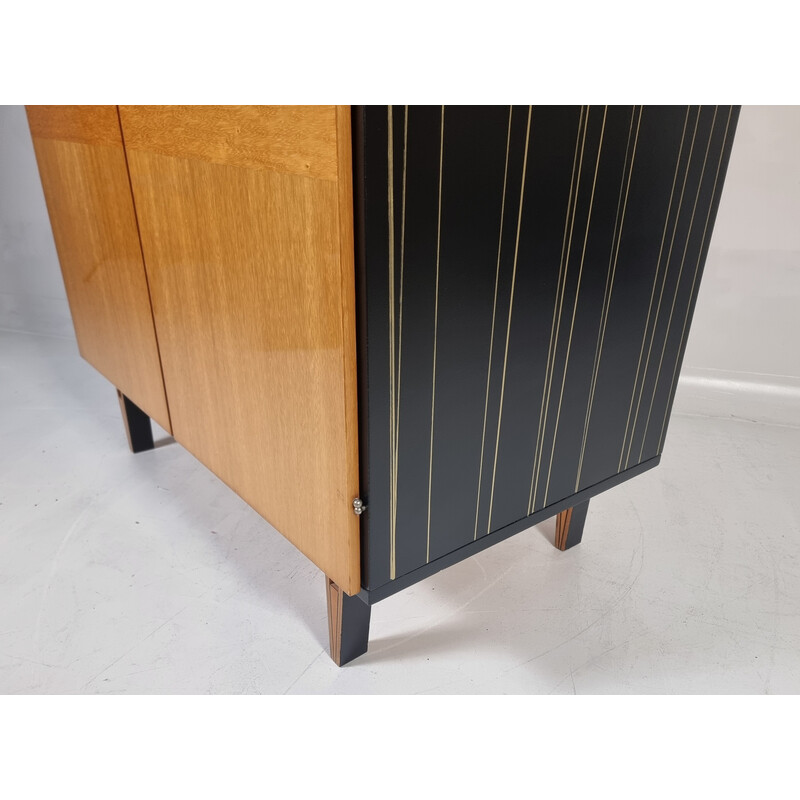 Vintage ash cabinet by Francisek Mezulanik for Novy Domov, 1970