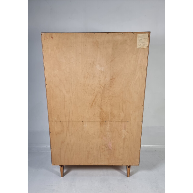 Vintage ash cabinet by Francisek Mezulanik for Novy Domov, 1970