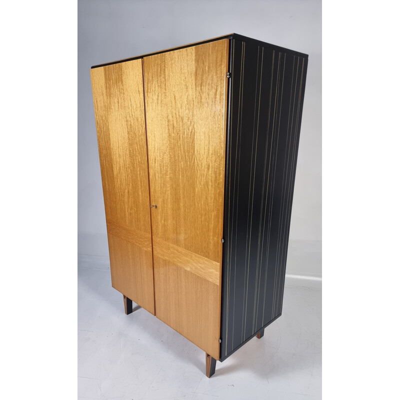 Vintage ash cabinet by Francisek Mezulanik for Novy Domov, 1970