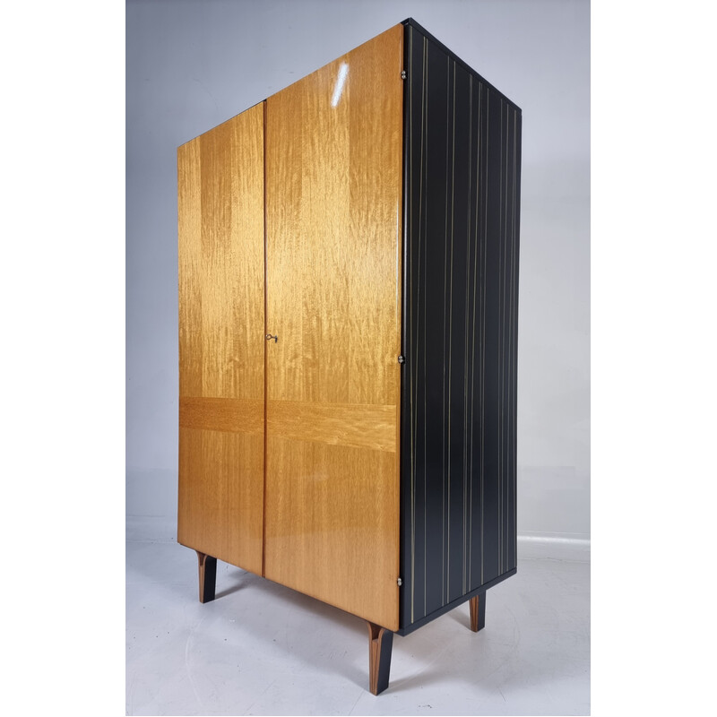 Vintage ash cabinet by Francisek Mezulanik for Novy Domov, 1970