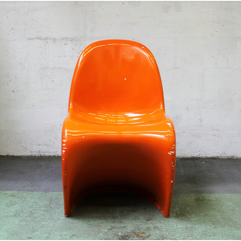 Lot de 3 chaises vintage en fibre de verre par Verner Panton pour Vitra