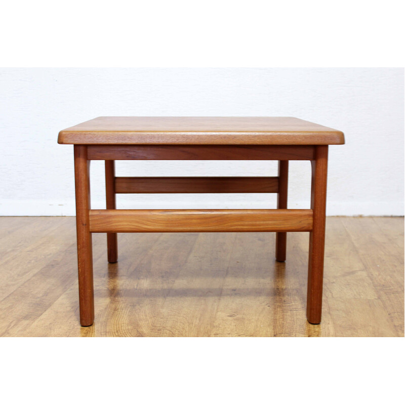 Vintage solid teak coffee table by Niels Bach, Denmark