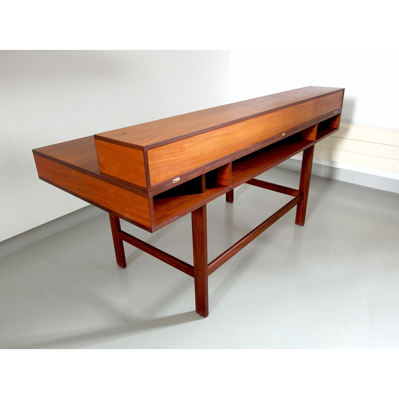 Flip top desk by Peter Løvig Nielsen produced by Quistgaard- 1960s