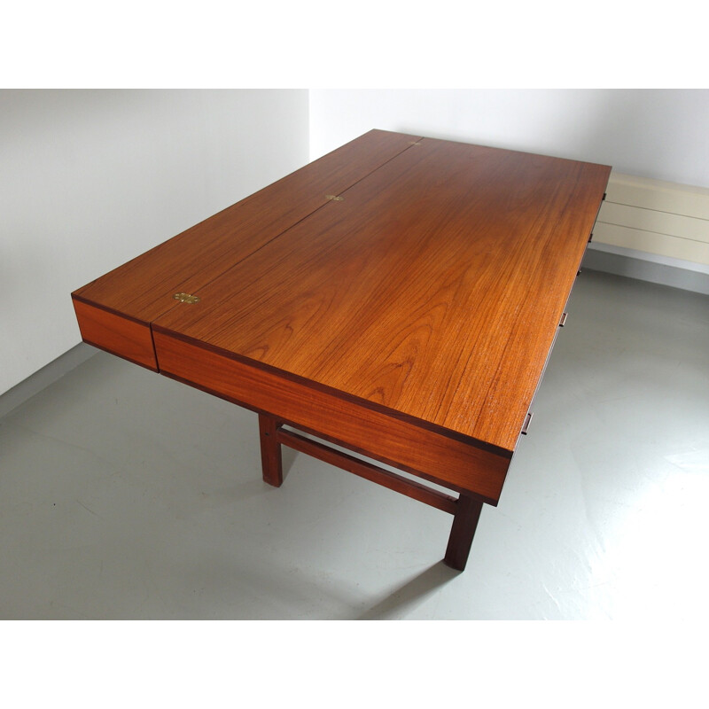 Flip top desk by Peter Løvig Nielsen produced by Quistgaard- 1960s