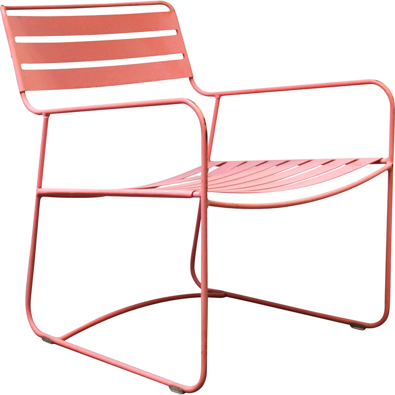Paire de fauteuils de jardin vintage Surprising en métal par Fermob
