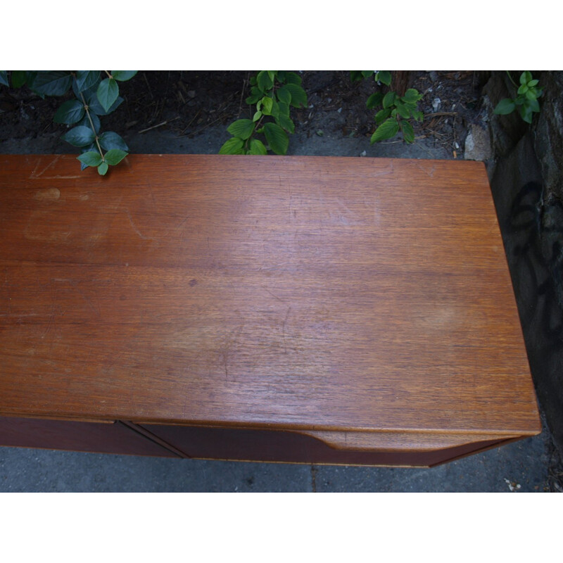 Mcintosh teak sideboard with black feet - 1960s