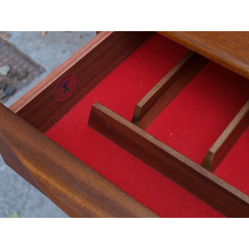 Mcintosh teak sideboard with black feet - 1960s