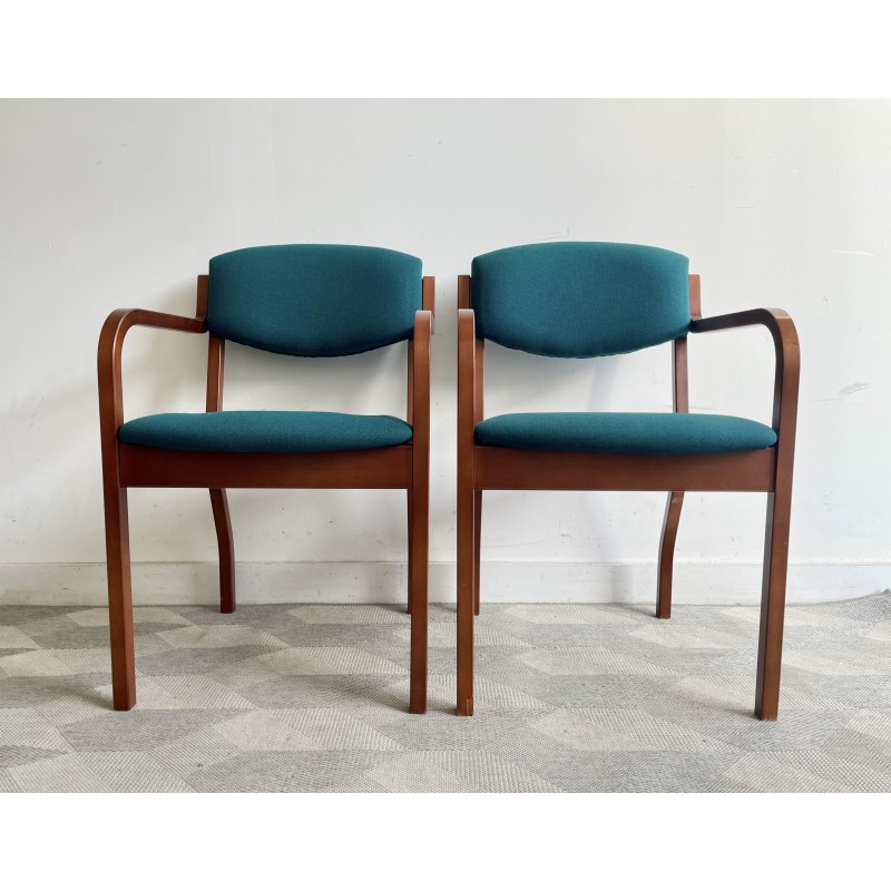 Pair of vintage office armchairs, 1990