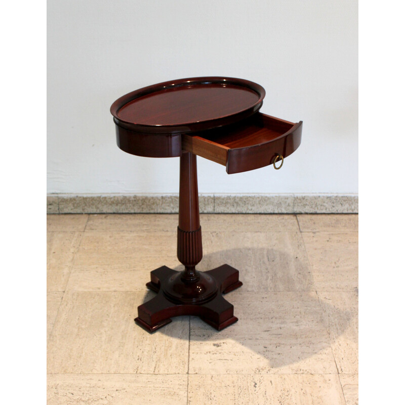 Pair of vintage mahogany bedside tables