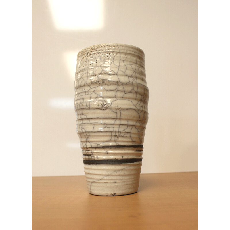 Vintage ceramic vase by Wilhelm and Ingeburg Von Der Trenck, Germany 1960