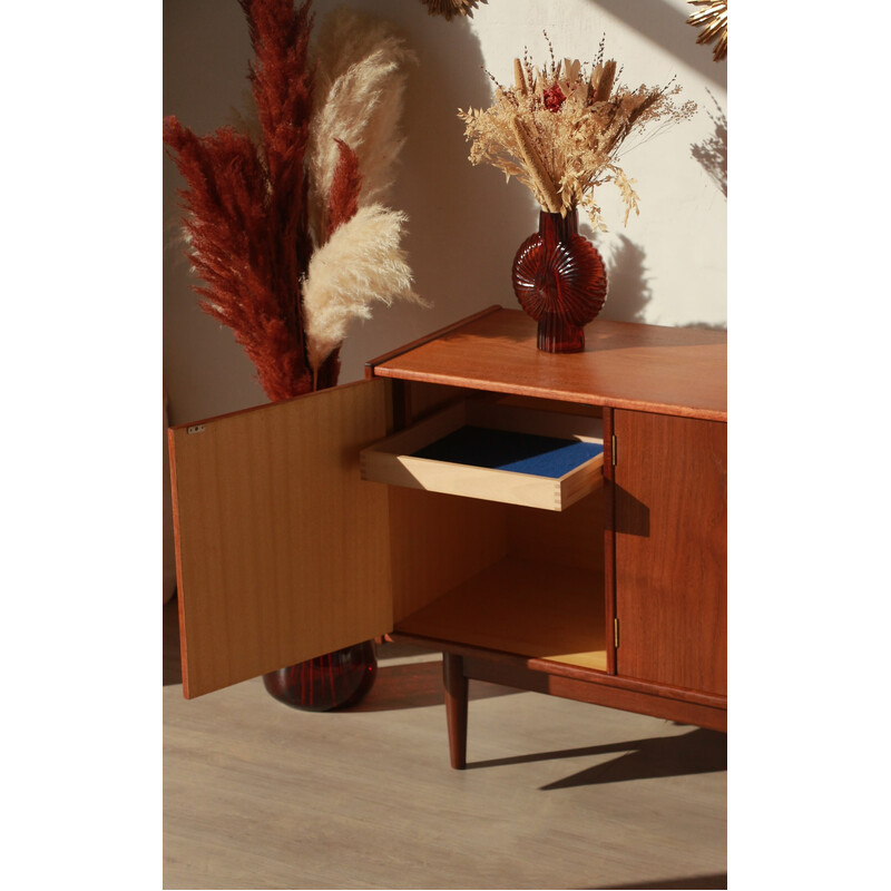 Vintage "Cat's Eyes" sideboard in Bangkok teak and wood by Tony Parker for Parker Furniture, 1961