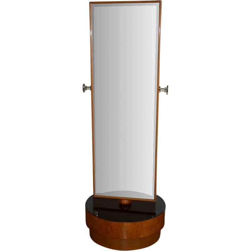 Vintage hinged mirror by Halabala for UP Zavody, 1930