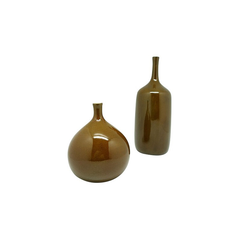 Pair of ceramic vases, Danielle & Jacques RUELLAND - 1960s