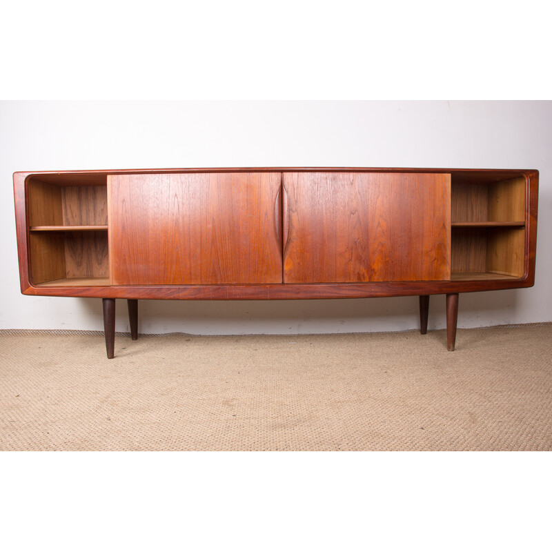 Vintage teak sideboard by Henry Walter Klein for Bramin, Denmark 1960