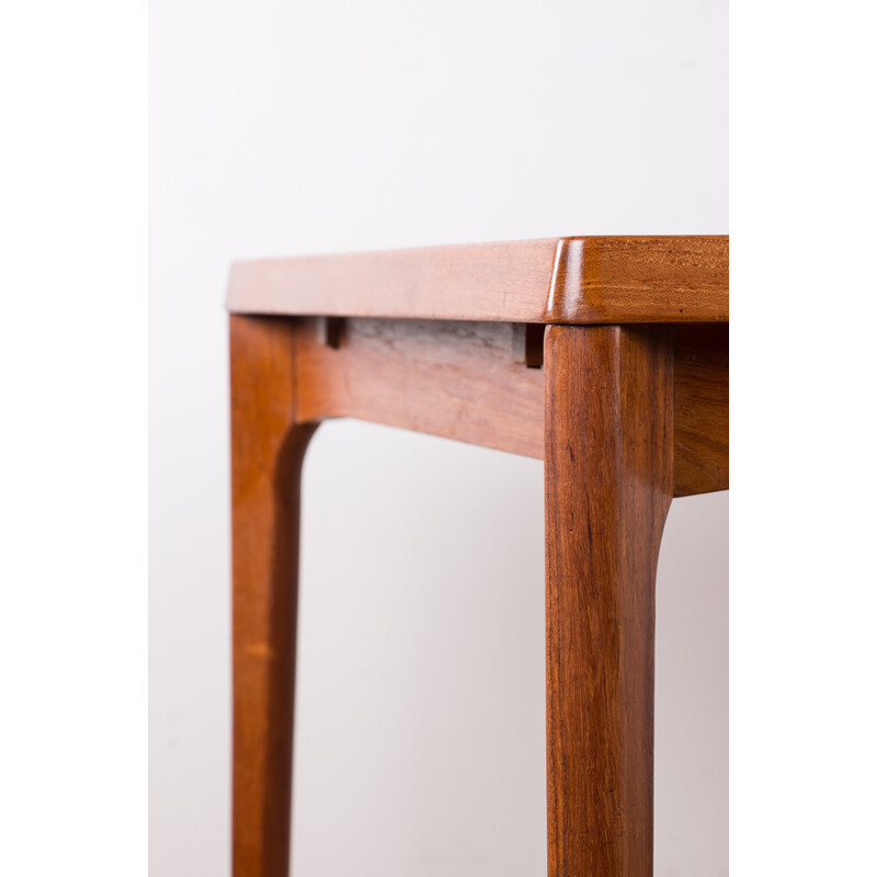 Vintage extendable teak dining table by Henning Kjaernulf for Vejle Stole, Denmark 1960