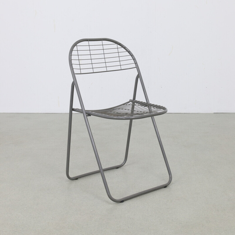 Pair of vintage folding chairs by Niels Gammelgaard for Ikea, 1980