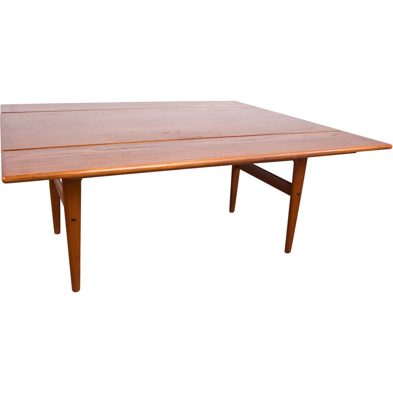 Table vintage en teck extensible par Kai Kristiansen pour Danish Furnitures, Danemark 1960