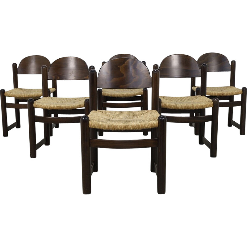 Lot de 6 chaises à repas vintage "Padova" par Hank Lowenstein, 1970