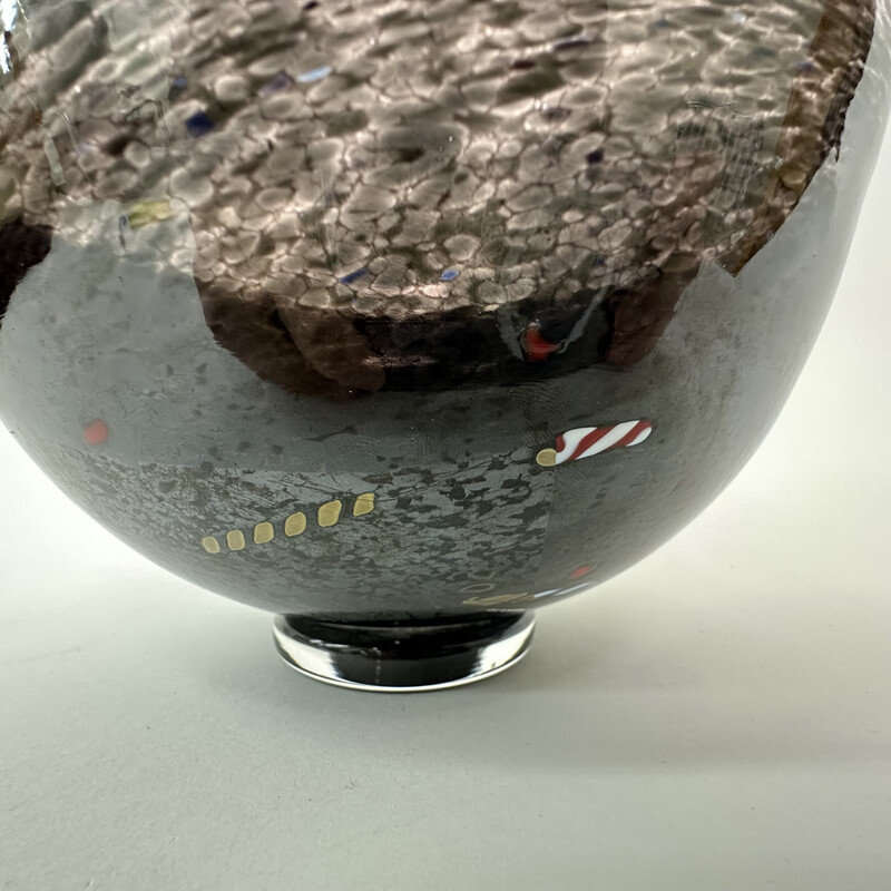 Vintage "Satellite bowl" glass vase by Bertil Vallien for Kosta Boda, Sweden 1990