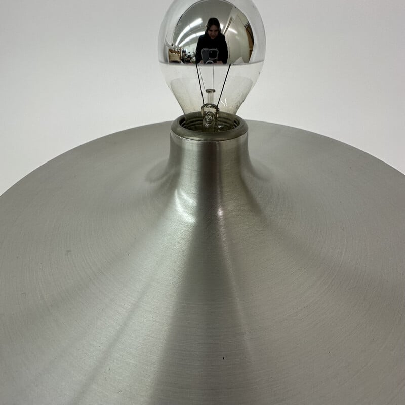 Vintage aluminum wall lamp by Charlotte Perriand for Les Arcs, 1970