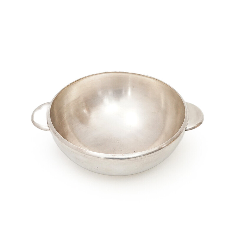 Vintage silver-plated bowl by Gio Ponti for Sambonet, 1940