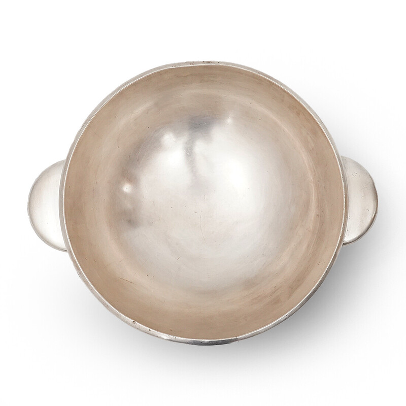 Vintage silver-plated bowl by Gio Ponti for Sambonet, 1940