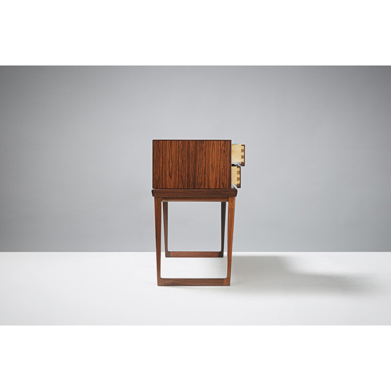 Rosewood bench with drawers unit, Kai KRISTIANSEN - 1960s