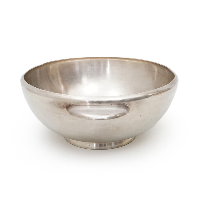 Vintage silver-plated bowl by Gio Ponti for Sambonet, 1940