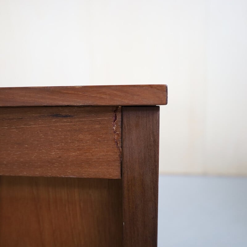 Vintage teak desk by Domino Mobler, Denmark 1960s