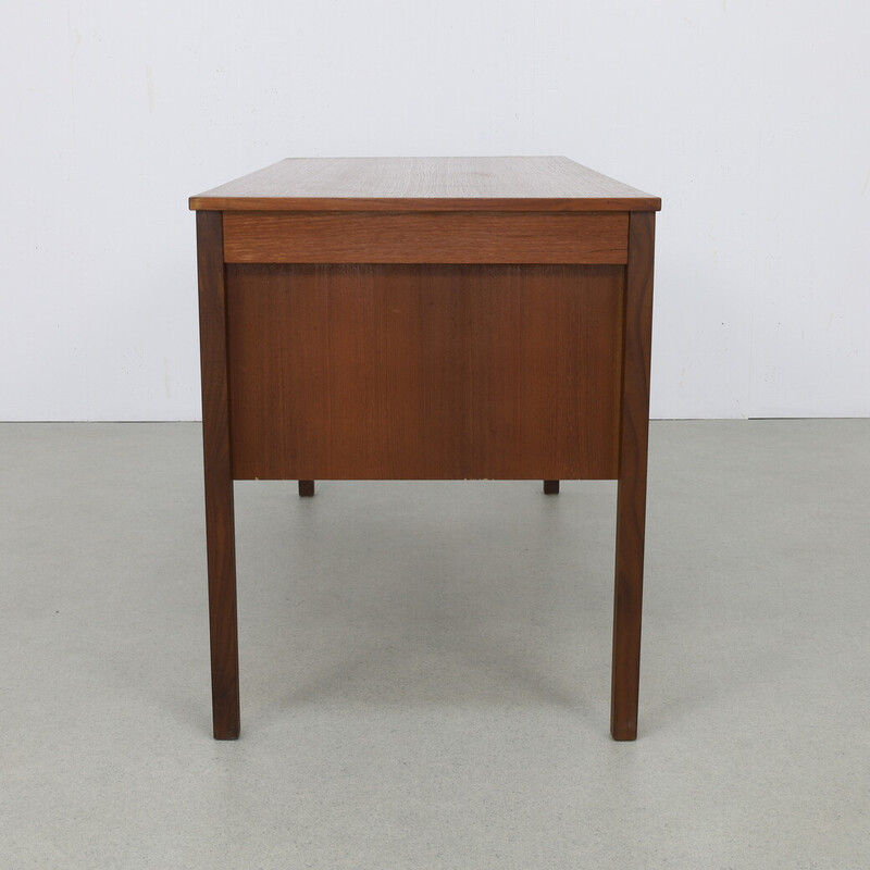 Vintage teak desk by Domino Mobler, Denmark 1960s